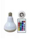 Lamba Hoparlör Ampül Görünümlü Renk Değiştirebilen Android Ve İos Uyumlu