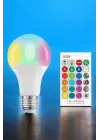 Led Ampul Enerji Dostu Rgb Işıklı 100w Led Işık
