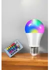 Led Ampul Enerji Dostu Rgb Işıklı 100w Led Işık