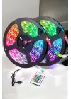 Led Işık 5 Metre Şerit Led Rgb Işıklı