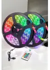 Led Işık 5 Metre Şerit Led Rgb Işıklı