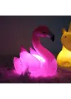 Led Işıklı Flamingo Masa Lambası