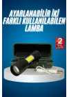 Led Lamba El Feneri Küçük Taşınabilir Usb Şarjlı Acil Durum Lambası