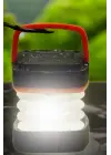 Led Lamba Kamp Lambası Hafif Taşınabilir Şarj Süreli Akordeon El Fenerli