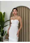 Lere Ip Askılı Elbise