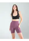 İddialı Fitilli Push Up Biker Tayt