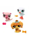 Littlest Pet Shop Minişler 3lü Figür Seti  - Su Samuru-Martı-Köpek
