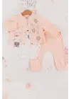 Lovely Yıldız Desenli 3lü Hırkalı Kız Bebek Takım