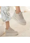 Modern Cilt Bağcıklı Spor Ayakkabı