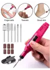Manikür Pedikür Kalıcı Oje Ve Protez Tırnak Uygulamaları İçin Elektrikli Tırnak Törpüsü