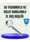Masaj Ve Yağmur Modlu Su Tasarruflu Duş Başlığı