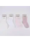 Maskot Aks File Kız Bebek Soket Çorap K43017 Asorti