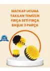 Matkap Ucu Fırça Seti Halı Fayans Zemin Temizliği