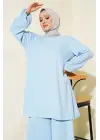 Mavi Tunik Pantolon Alt Üst Takım 6663