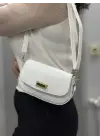 Omarı Yüksek Kaliteli Beyaz Cilt Çanta