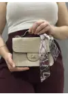 Omarı Elegan Vizon Cilt Çanta