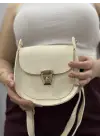 Omarı Şık Bej Cilt Çanta