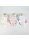 Omarı Yumuşak Pamuklu Kız Bebek Soket Çorap Seti