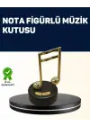 Melodious Music Altın Nota Figürlü Müzik Kutusu