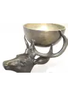 Metal Geyikli Kase 77 Cm