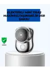Mikro Titreşim Motorlu, Düşük Sesli, Usb Girişli Tıraş Makinesi