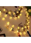 Mini Boncuk Detaylı 3.5 Metre USB LED Işık – 20 LED’li Dekoratif Ortam Aydınlatması