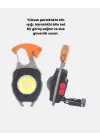 Mini Led Anahtarlık Fener – Şişe Açacağı, Tornavida, Düdük Ve Usb Şarj Özellikli