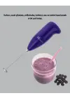 Mini Pilli Portatif Karıştırıcı – Cappuccino, Latte, Frappe Ve Kahve Köpürtücü
