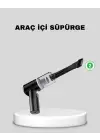 Mini Şarjlı Araç Süpürgesi – 120w Güçlü Motor, 5500pa Vakum Emiş, Yıkanabilir Filtre