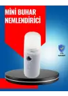 Mini Şarjlı Buhar Nemlendirici – Taşınabilir, Enerji Tasarruflu, Kablosuz Kullanım