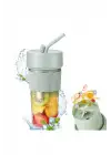 Mini Taşınabilir Mikser 350 Ml Smoothie Makinesi Meyve Sıkacağı Şarj Edilebilir Blender Yeşil