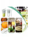 Mini Taşınabilir Mikser 350 Ml Smoothie Makinesi Meyve Sıkacağı Şarj Edilebilir Blender Yeşil