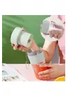 Mini Taşınabilir Mikser 350 Ml Smoothie Makinesi Meyve Sıkacağı Şarj Edilebilir Blender Yeşil