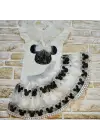 Minimal Payetli Mickey Nakışlı Bebek Takımı