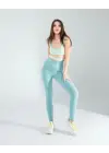 Omarı Mint Fitilli Toparlayıcı Spor Tayt