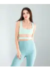 Omarı Modern Mint Dalgıç Crop Üst