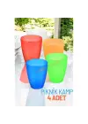 Omarı Taşınabilir ve Dayanıklı 4 Kişilik Kamp Bardak Seti