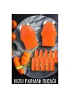 Omarı Hızlı Parmak Bıçağı Sebze Kesici - 2li Set
