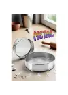 Omarı Metal Elek Seti - 15 ve 24 cm Boylarında Pratik Un Eleği Seti