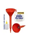 Modacar Süzgeçli Yakıt Boşaltma Hunisi 16 cm Esnek Hortumlu Filtreli Huni – Jeneratör, Motor ve Sıvı Aktarımı İçin 711688