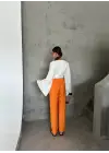 Omarı Yenilikçi Orange Bel Detaylı Pantolon