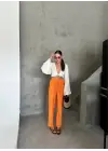 Omarı Yenilikçi Orange Bel Detaylı Pantolon