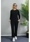 Modern Bisiklet Yaka Takım Suit