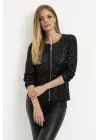 Modern Kadın Kısa Pulpayet Ceket