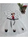 Modern Mickey Baskılı Kız Bebek Tütü Elbisesi