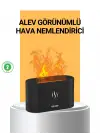 Modern Tasarımlı Alev Efektli Led Aromaterapi Hava Nemlendirici
