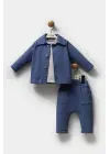 Moi Noi Ceketli Takım MNB5321 Navy Blue