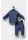 Moi Noi Ceketli Takım MNB5321 Navy Blue