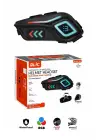 Motor Kask Kulaklık Rgb Modlu Motosiklet Kulaklık Su Geçirmez 5.4 Bluetooth Intercom Blb_36