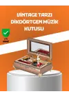 Müzikli Balerin Figürlü Takı Kutusu Piyano Desenli Dekoratif